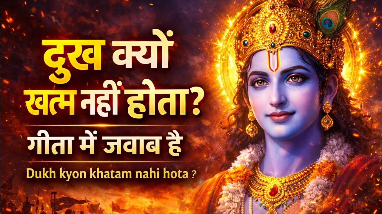 जब मन अशांत हो तो श्रीकृष्ण के ये वचन सुनें 🧘‍♂️ | Shrimad Bhagwat Gita Saar ✨