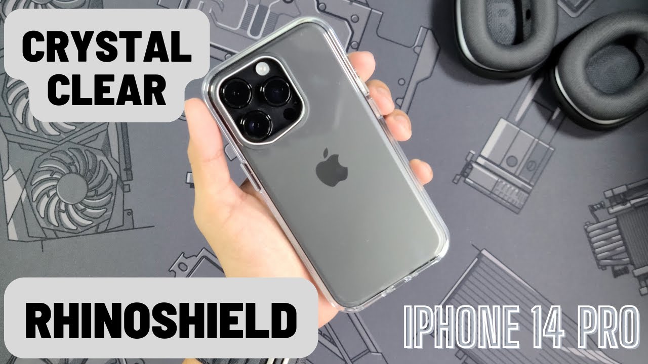 iPhone 14 Pro Rhinoshield Crystal Clear Case Review(Most Durable Clear Case!?) (Non-Magsafe Version)