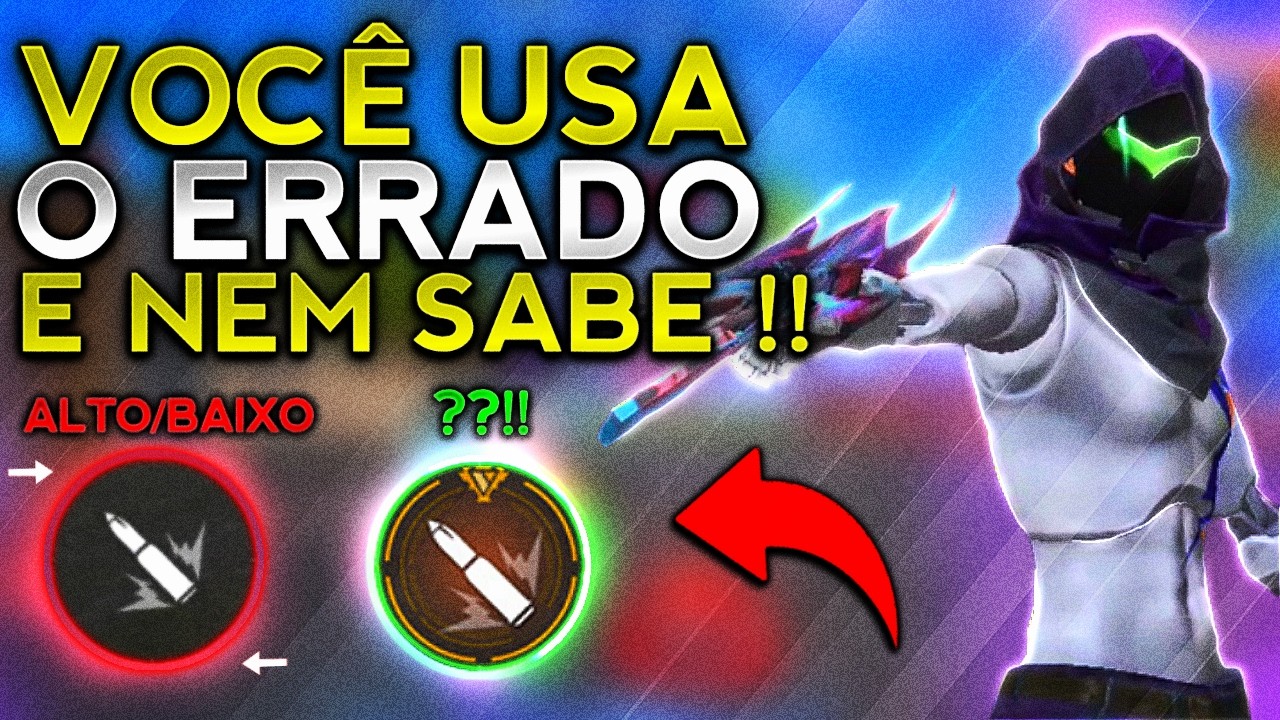 PARE DE USAR SEU BOTÃO DE ATIRAR NO LUGAR ERRADO!! ESSA É A POSIÇÃO IDEAL PARA DAR CAPA!! FREE FIRE