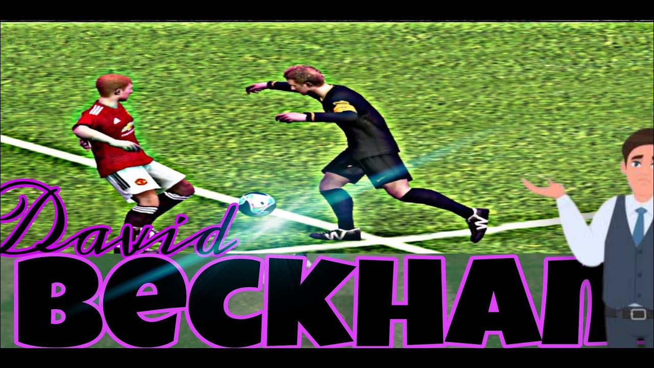Player Review:David Beckham in 1minute•Montage•thrilling moments•curl king👑•Pes•Ultimate Legend Yt