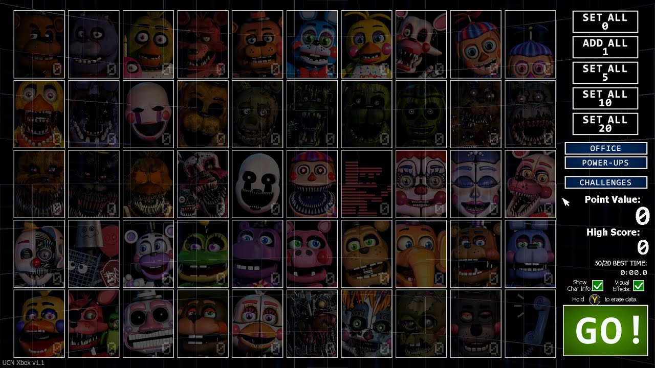 Ultimate Custom Night (console) - Bears Attack 1-3, 14/20 Mode