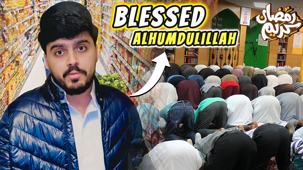 Taraweeh Ki Namaz Parhai UK Ki Masjid Mein | Grocery Shopping for Ramadan 2026