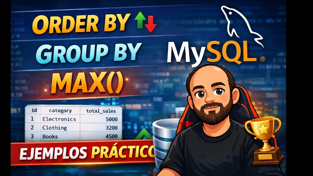 Curso MySQL - Order By Group by y max