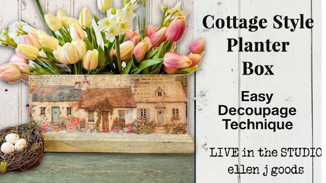 Cottage Style Planter Box!