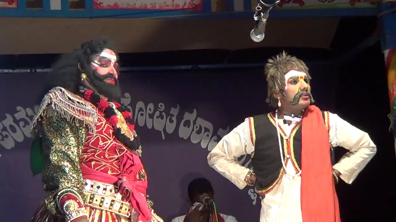 Yakshagana --Tulu - Kachhoora Maldi - 9 - Vagenadu - Muchur - Kodapadavu - Arala Hasya