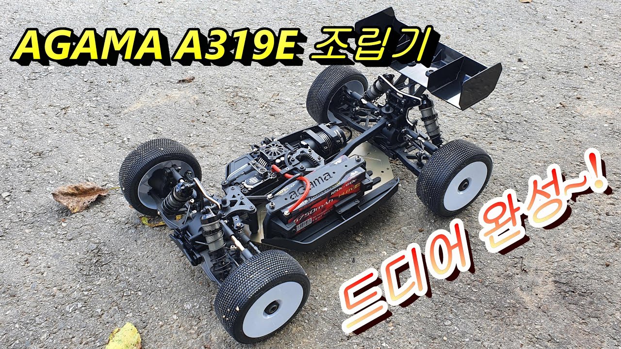 AGAMA A319E 1/8 전동버기 드디어~! 완성을 했습니다.