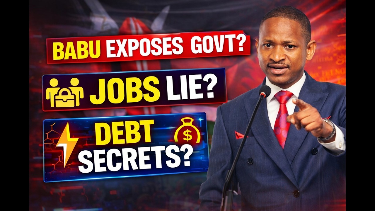 🔥 BABU OWINO EXPOSES GOVT! The 1 Million Jobs Mystery & Kenya’s Debt Crisis Explained! 🇰🇪