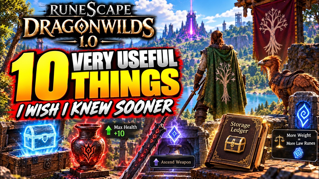 10 VERY Useful Things I Wish I Knew Sooner in RuneScape Dragonwilds 1.0