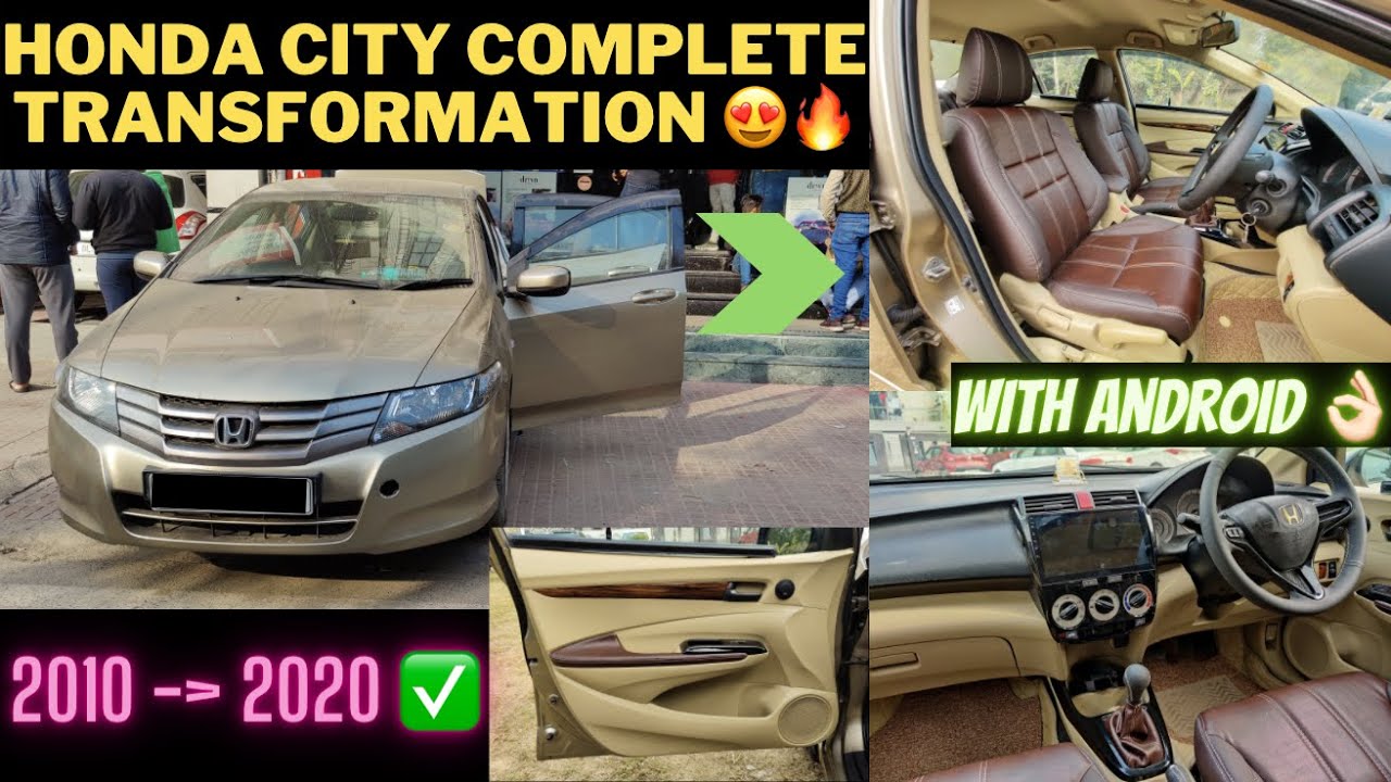 OLD Honda City MODIFIED to LATEST Model 🤯👌🏻| Interior Revamped + Damping + Audio 🔊| CAR MAN INDIA
