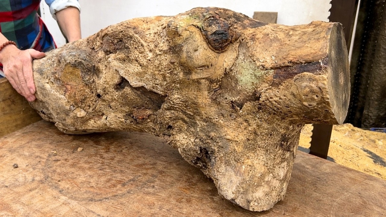 TAKE a LOOK : Don't Miss This Masterpiece Made From Scrap Wood If You've Never Seen It Before!