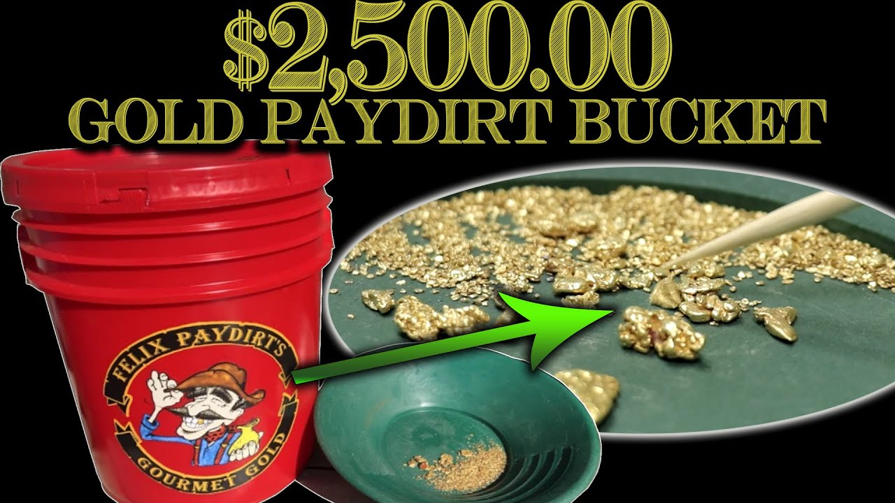 I Bought a $2500.00 Bucket of Dirt Looking for Gold Nuggets