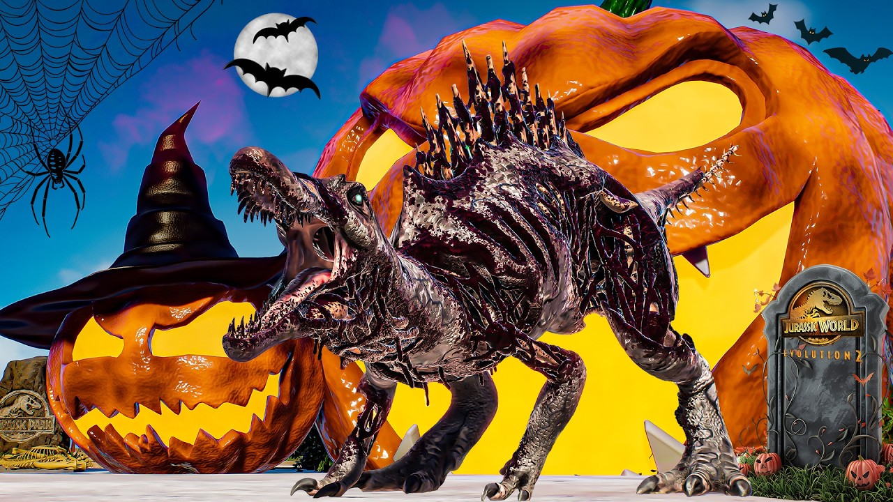 ALL HALLOWEEN SPOOKY MODS AND DINOSAURS COSTUMES 🎃 | JWE2 MODS