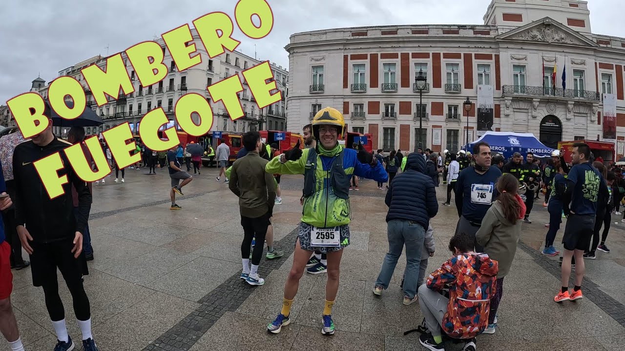 &iexcl;En LLAMAS! Asi fue la 10k de los BOMBEROS de MADRID