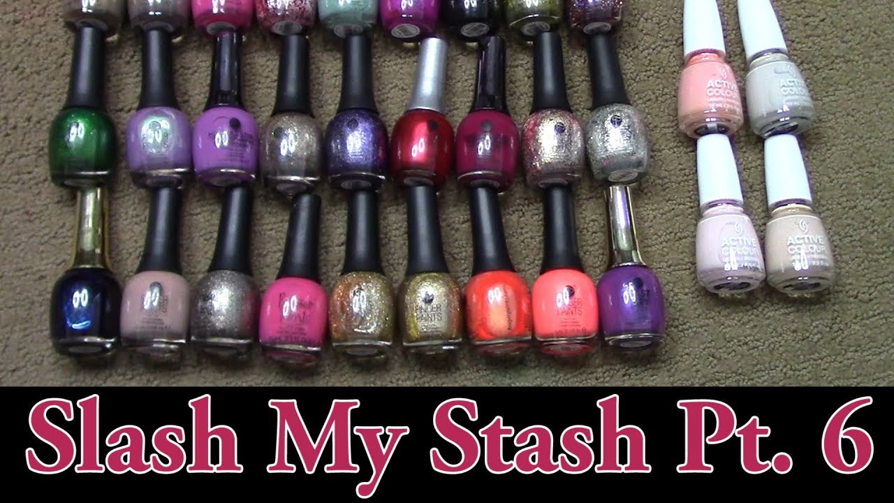 Slash My Stash | Nail Polish Destash Pt. 6 | FingerPaints, China Glaze Active Colour