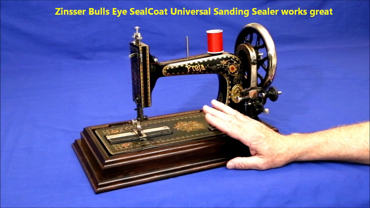 Antique Sewing Machine Restoration Decal Repair