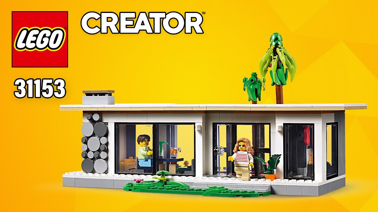 Лесной домик LEGO Creator (31153) из серии «Современный дом» | Пошаговые инструкции по сборке | TBB
