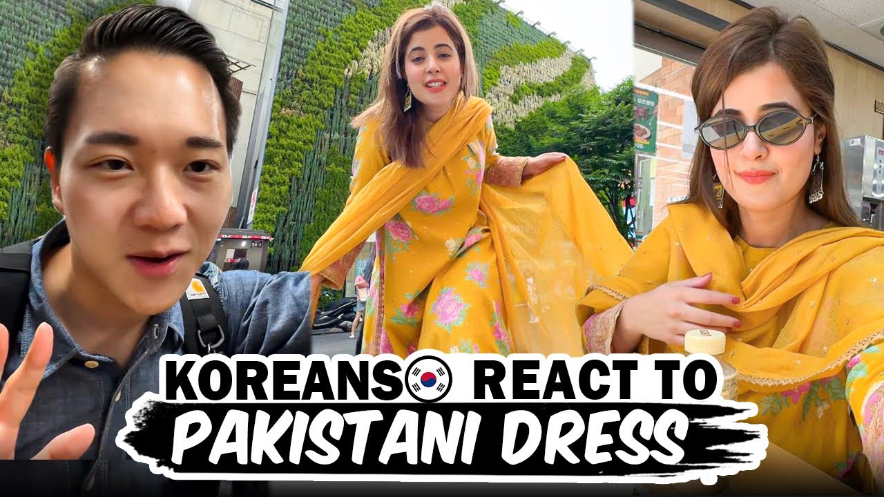 🇵🇰🇰🇷 WEARING PAKISTANI DRESS IN KOREA + BTS MERCH  💜 +  CVS CHALLENGE