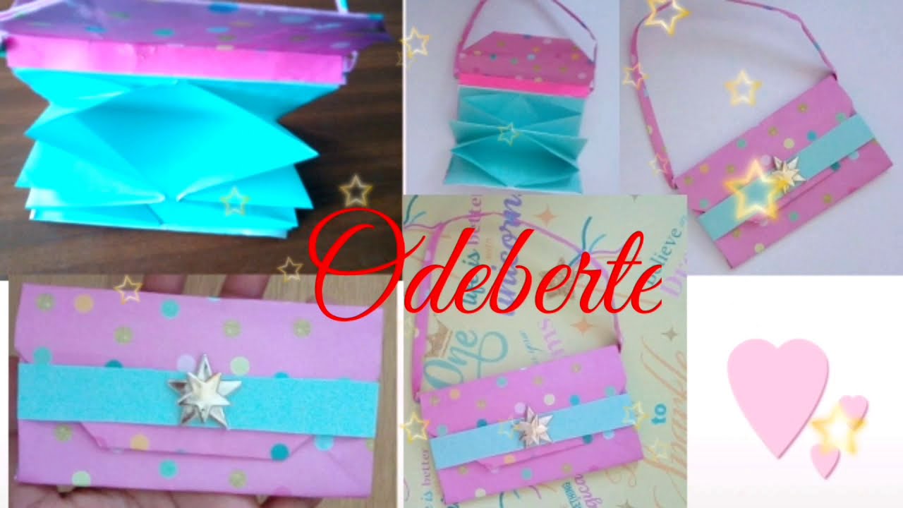 papírová peněženka/origami paper purse/paper wallet /Papírové vyrábění/ Origami peněženku z papíru