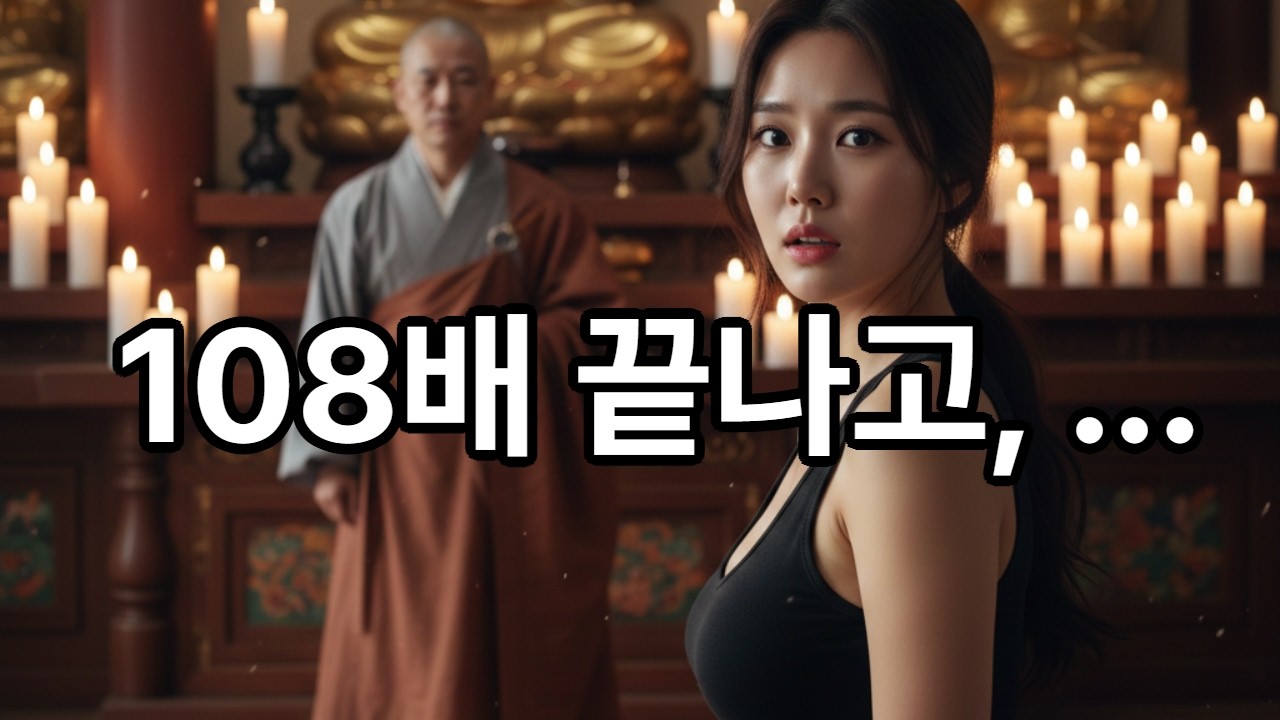 108배 후, 스님이 나만 남긴 이유