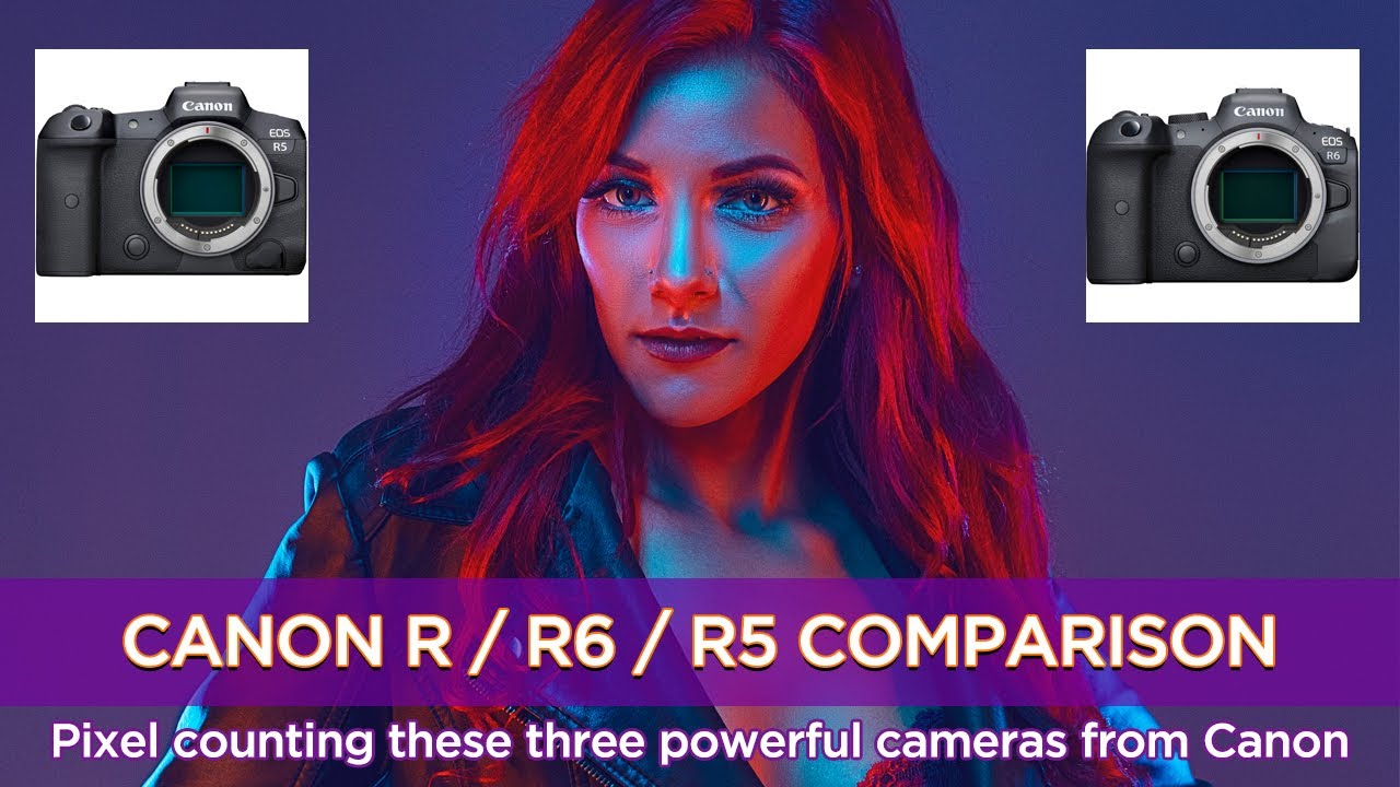 Canon R vs R5 vs R6 - Pixel counting the same image