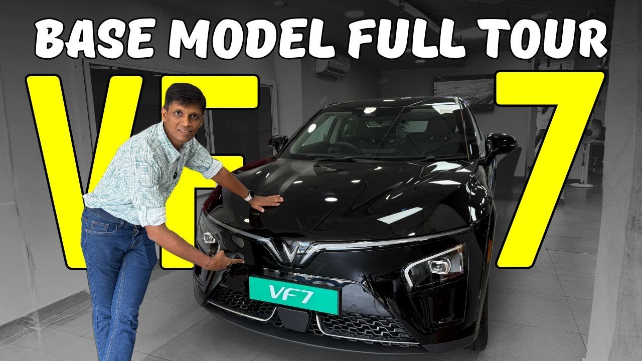 Vinfast VF 7 Base Model | Full Walkaround & Features #electricvehicletalks #vinfastvf7 #vinfastindia