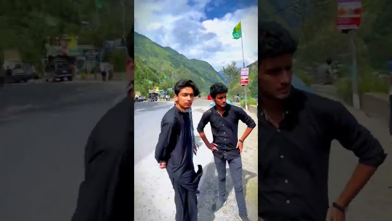Two nation one village/Chilhana village/Loc #kashmir #pakistan #india #viral #muzaffarabad #karachi