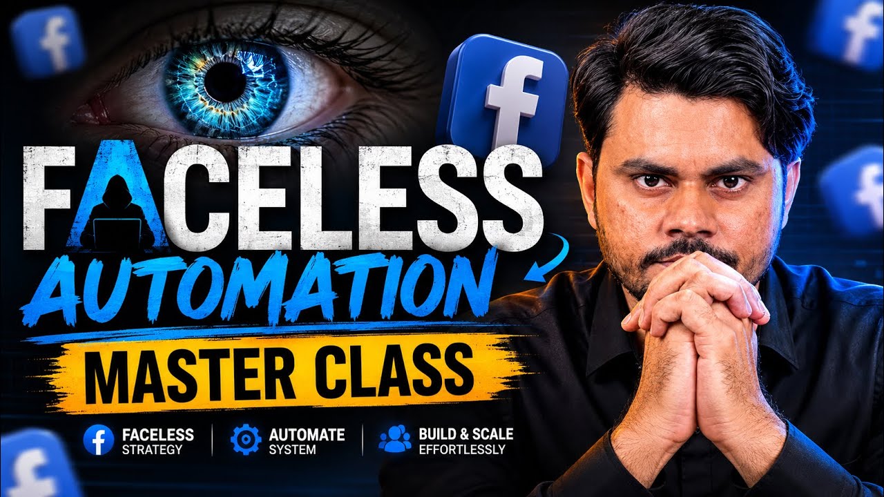 Facebook Faceless Automation Master Class