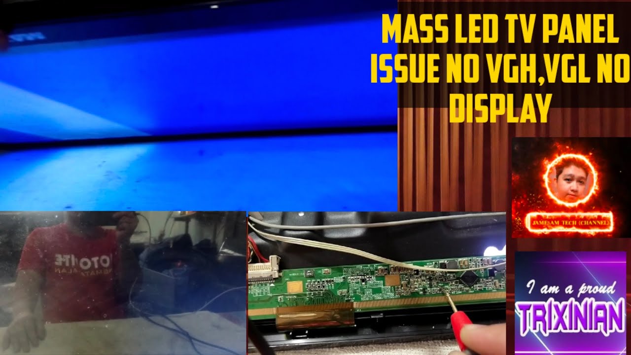 MASS LED TV MS-32HD05 -NO DISPLAY GOOD BL MISSING VOLTAGE NO VGL VGH NO T-CON