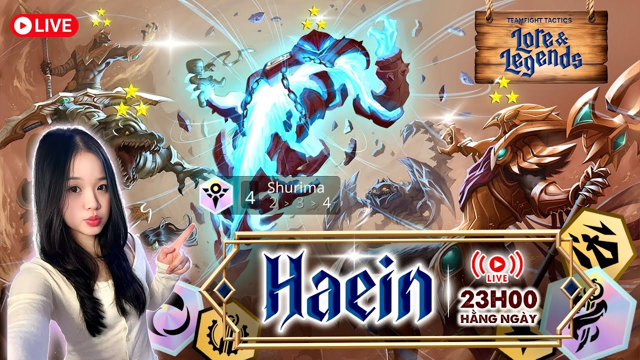 HAEIN TFT | đánh 4v4 đợi bản B rồi hard típppp