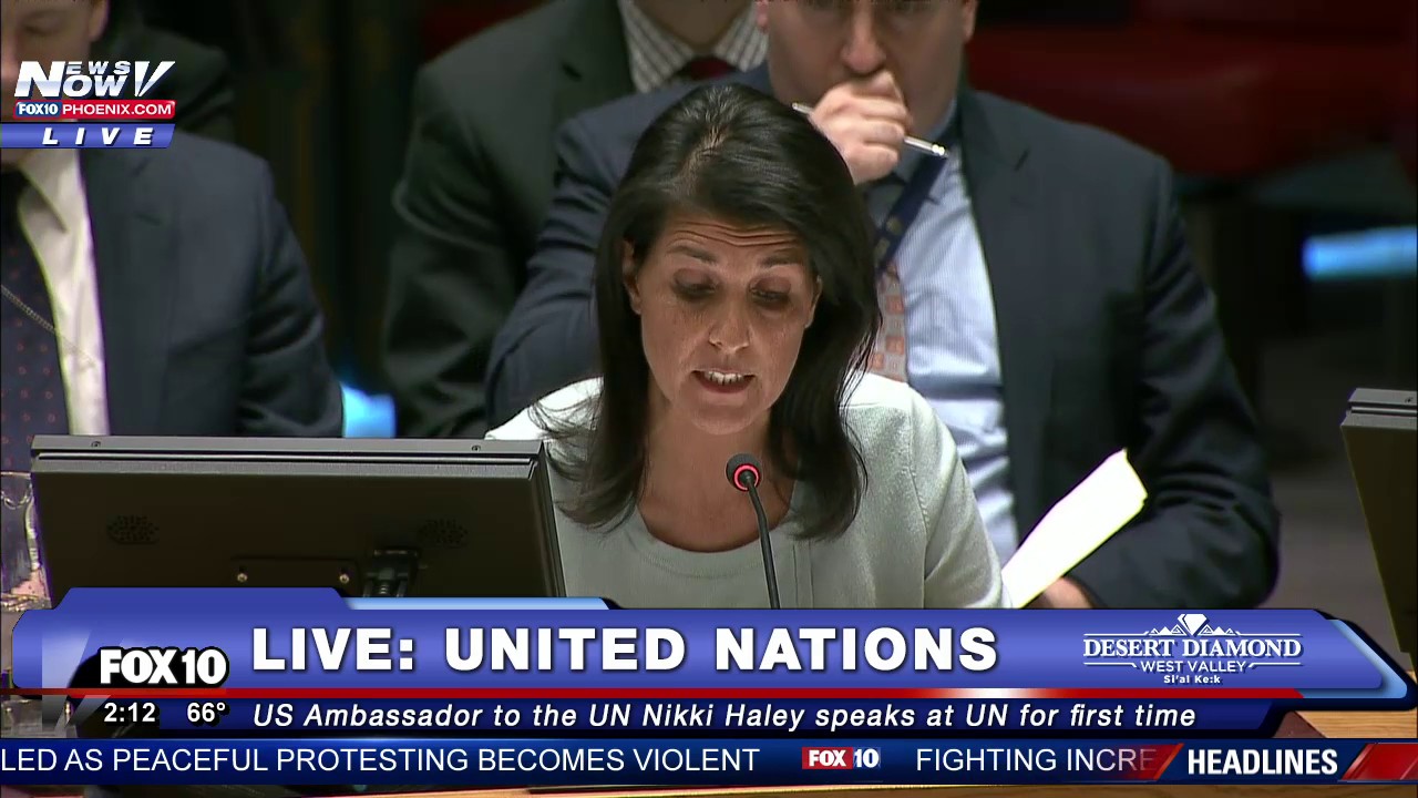 HISTORIC: Nikki Haley's First Time Speaking at United Nations as US Ambassador (FNN)