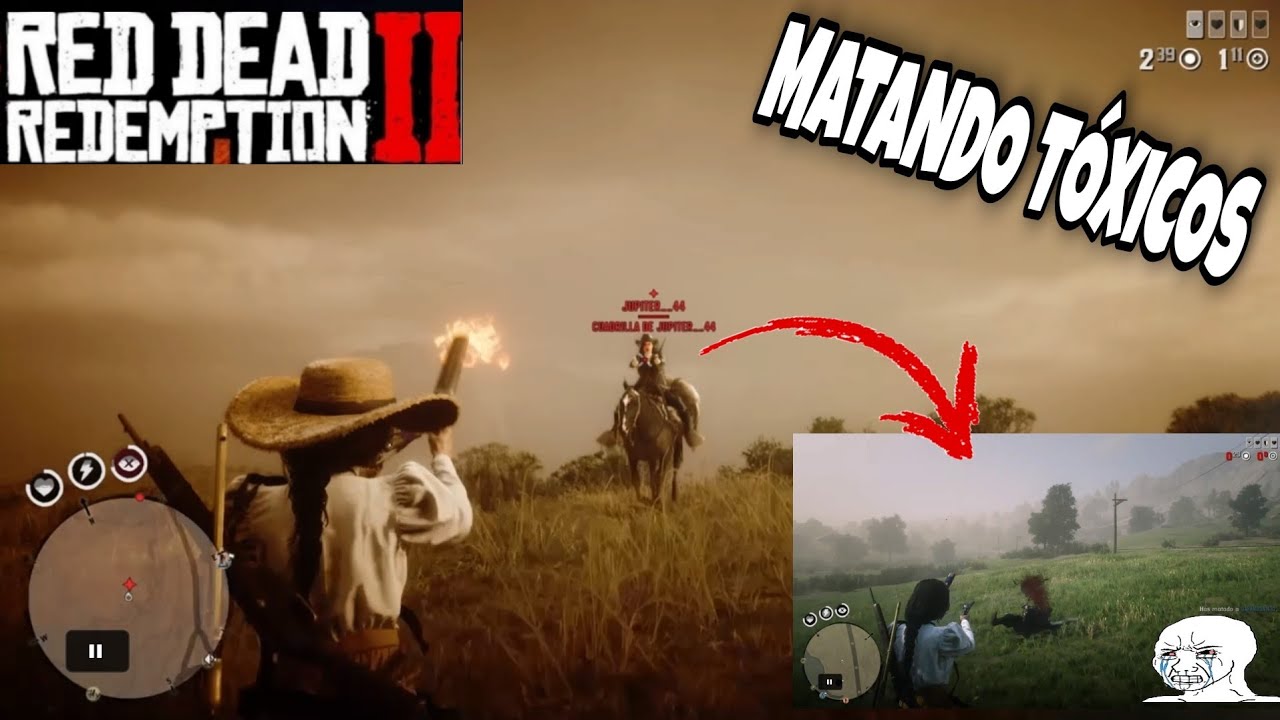 MATANDO TÓXICOS (SE OCULTAN EN SU CAMPAMENTO) 😂😂💥🔥 Red Dead Redemption 2