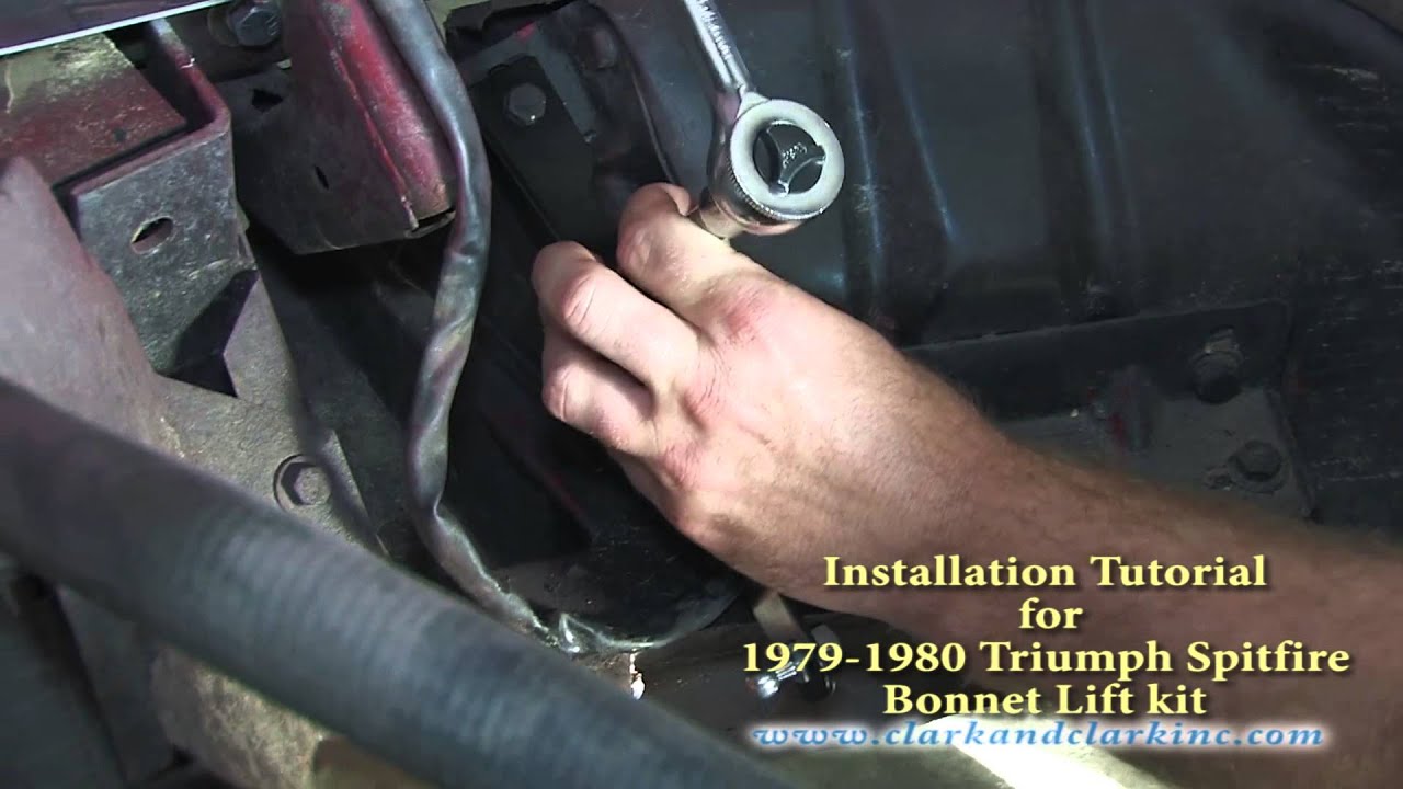 How To: Install Triumph Spitfire & GT6 BONNET LIFT KIT