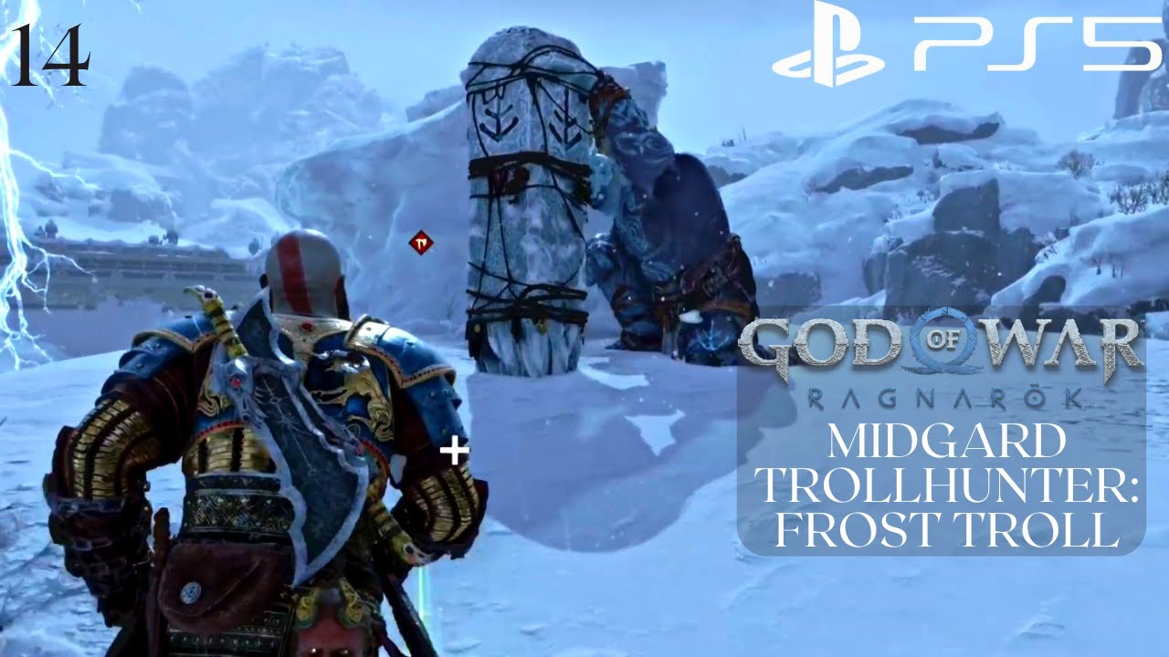 (PS5)GOD OF WAR RAGNAROK -MIDGARD TROLLHUNTER:FROST TROLL-SIDE QUEST 14#godofwarragnarok#ps5#TROLL