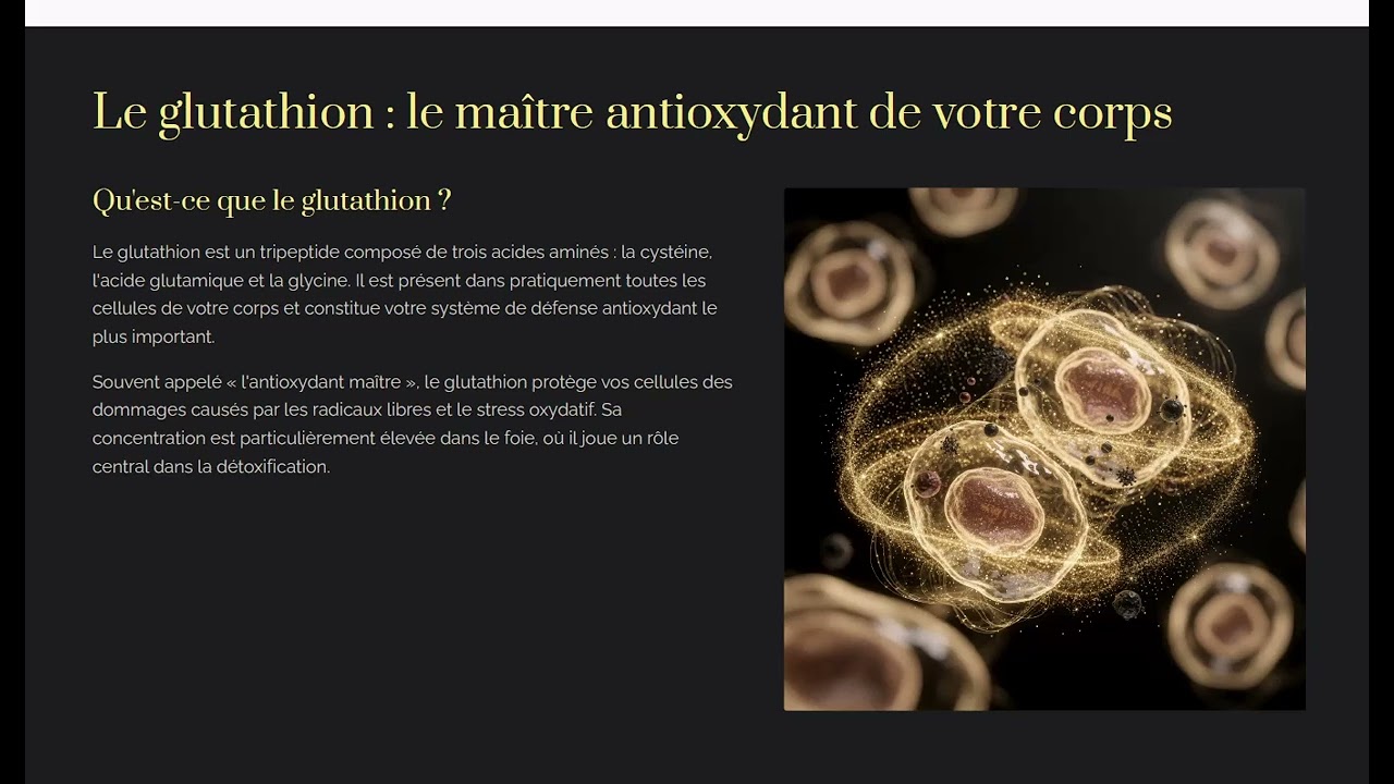 Cystéine et Glutathion