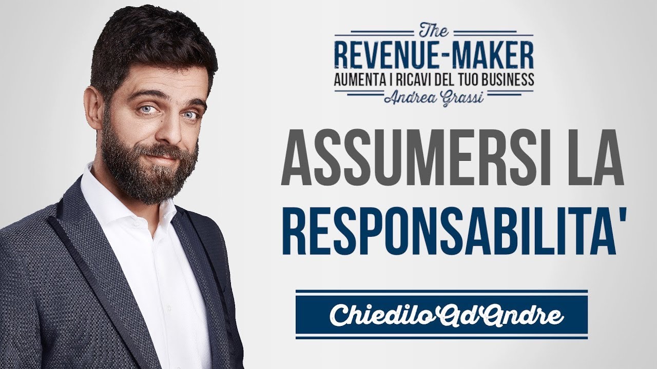 Responsabilità - Cosa significa veramente assumersi la responsabilità di un'azione?