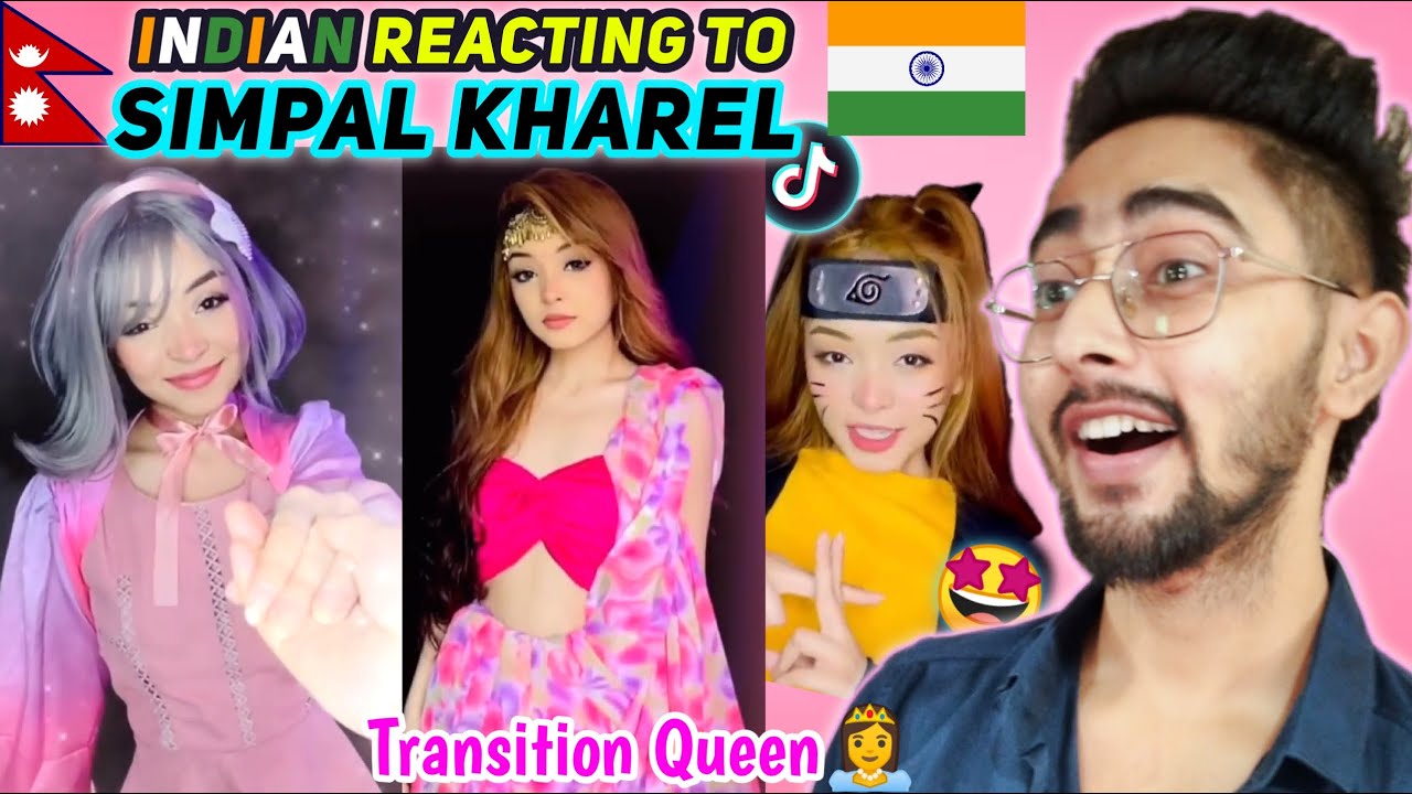 Nepali Tiktoker Simpal Kharel Reaction Video by Indian
