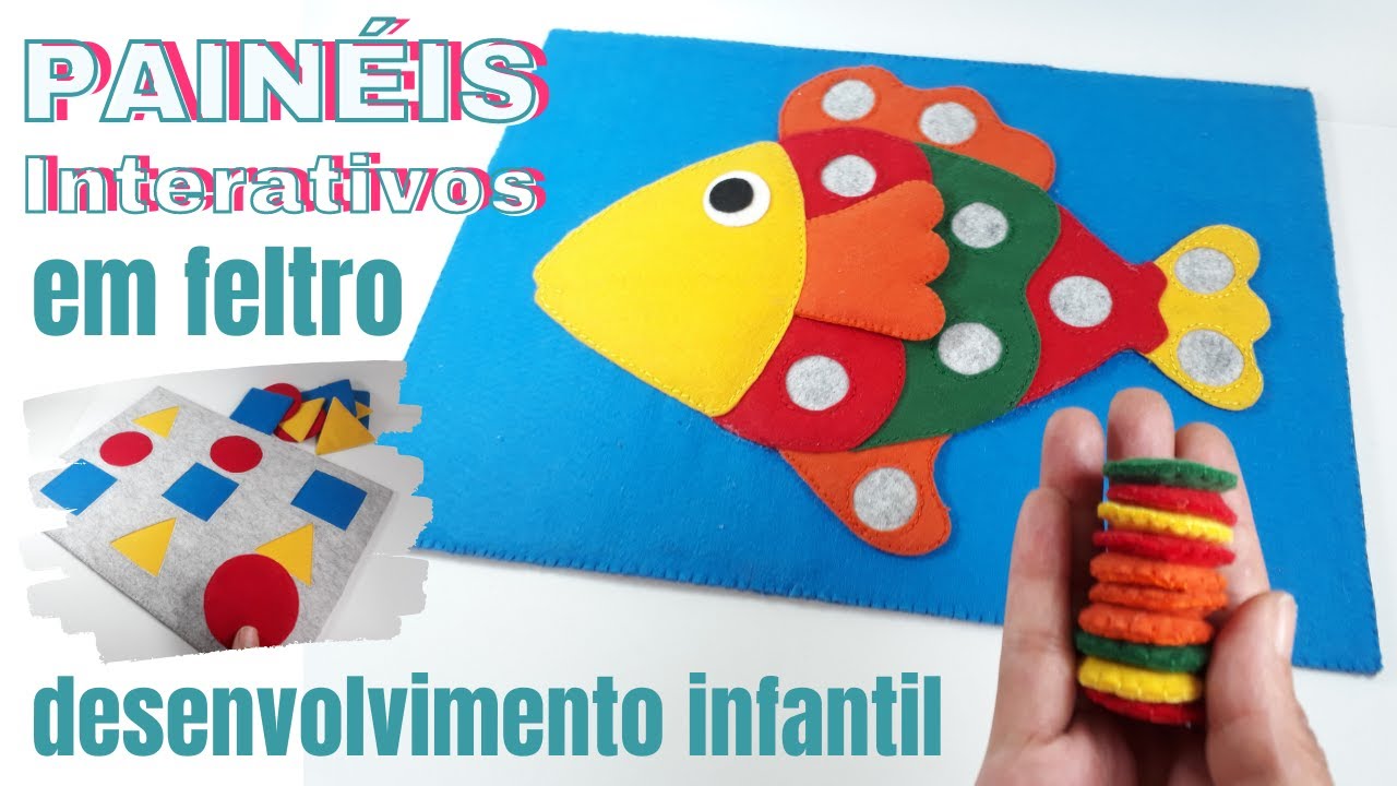PAINÉIS INTERATIVOS em feltro - ATIVIDADES PEDAGÓGICAS