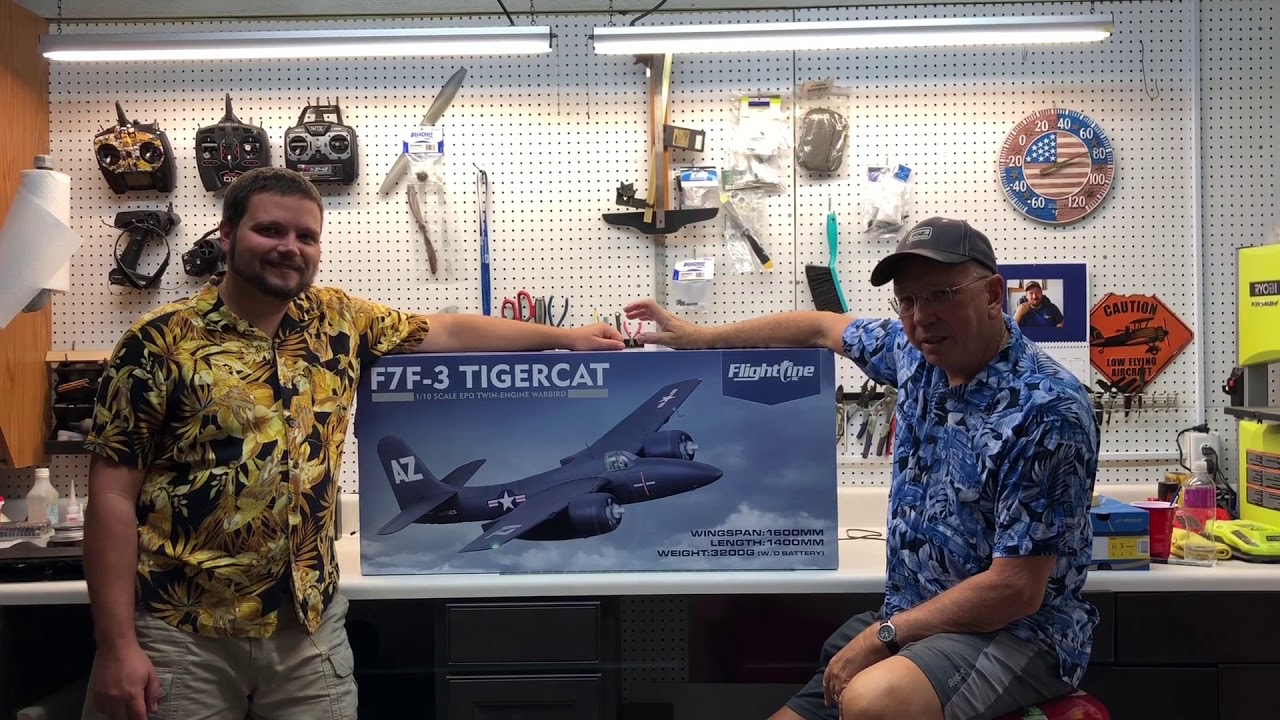 F7F Tiger Cat Flightline build video