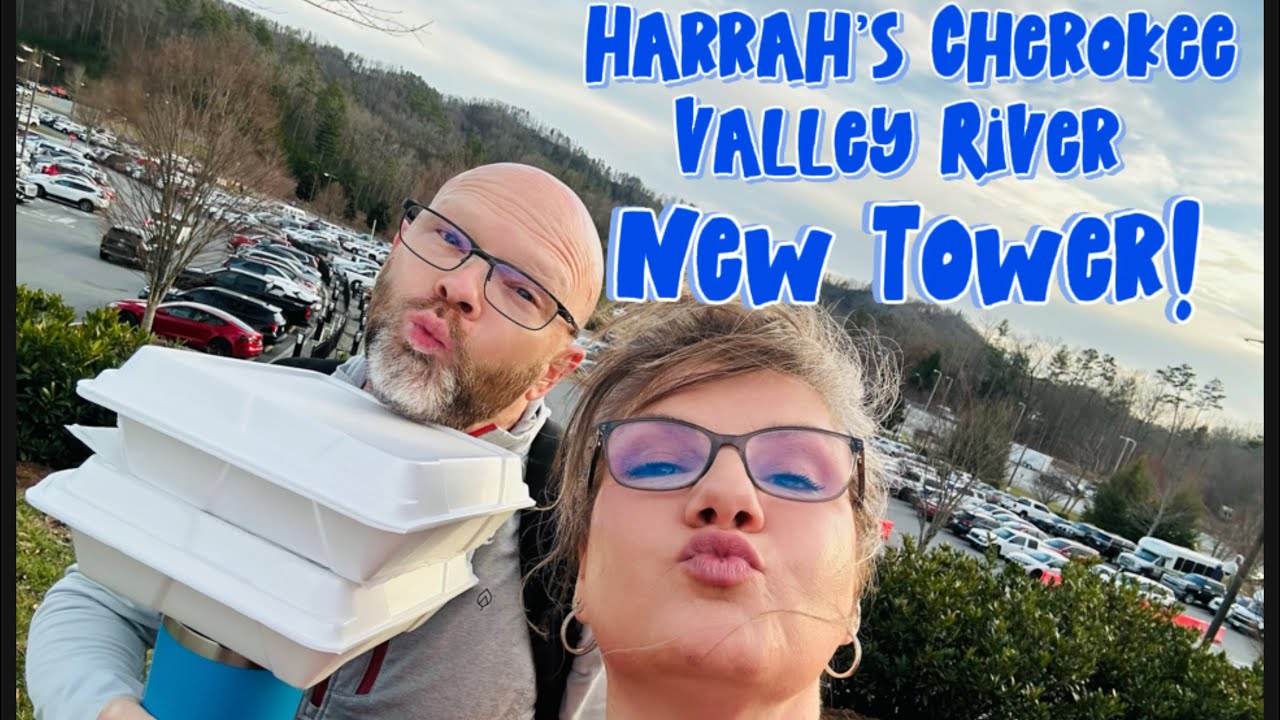 Harrah’s  Cherokee Valley River New Tower Luxury King Room Tour With A Side Of Fast Overnight Fun!!!
