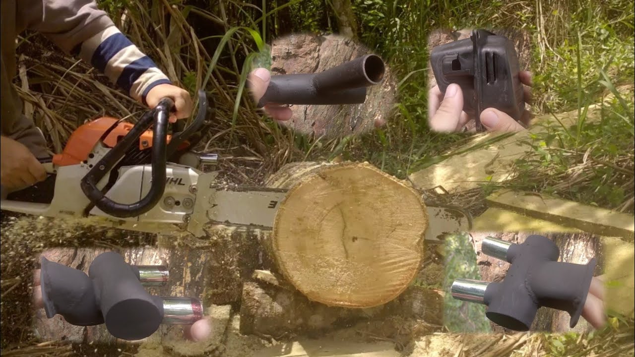 Stock Vs Custom: Chainsaw mufflers Test