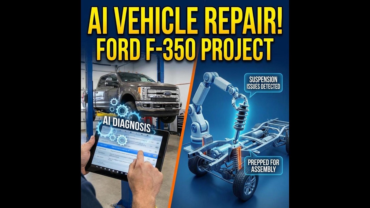 AI Mechanics?! Fixing Suspension & Prepping a Built F‑350 | Broken Bolts