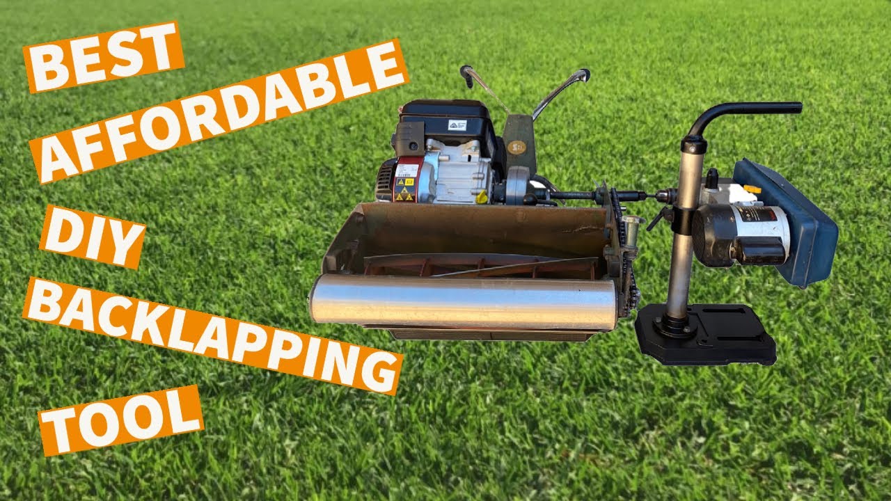 Best affordable DIY Backlapping tool. Scott Bonnar/ Rover Model 45. Cylinder/Reel Mower Sharpen.
