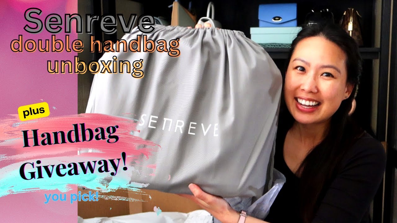 Double Senreve unboxing | Handbag giveaway closed | new style!