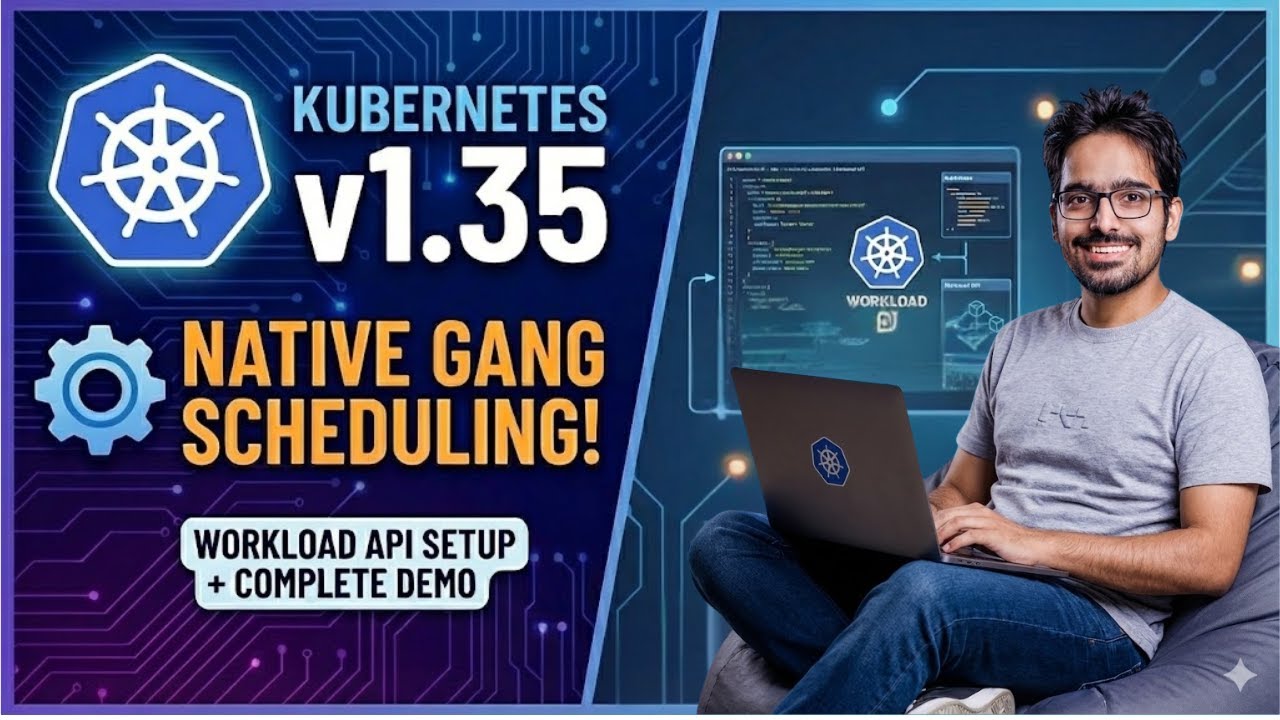 Планирование групповых задач в Kubernetes 1.35! Полная демонстрация + настройка API рабочей нагрузки