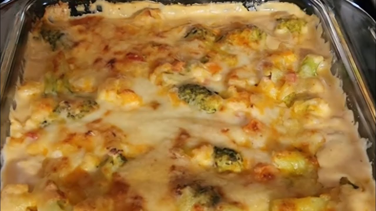 Healthy Broccoli Cauliflower Casserole