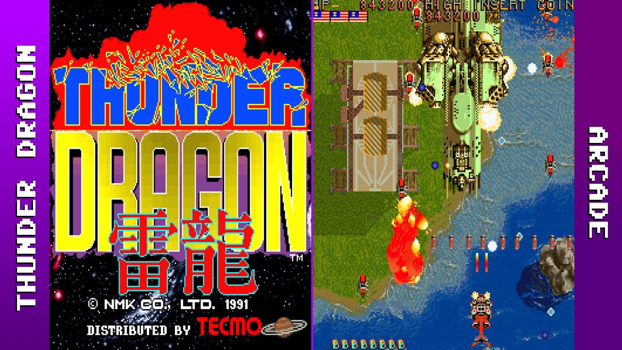 Thunder Dragon Longplay (Arcade) [QHD]