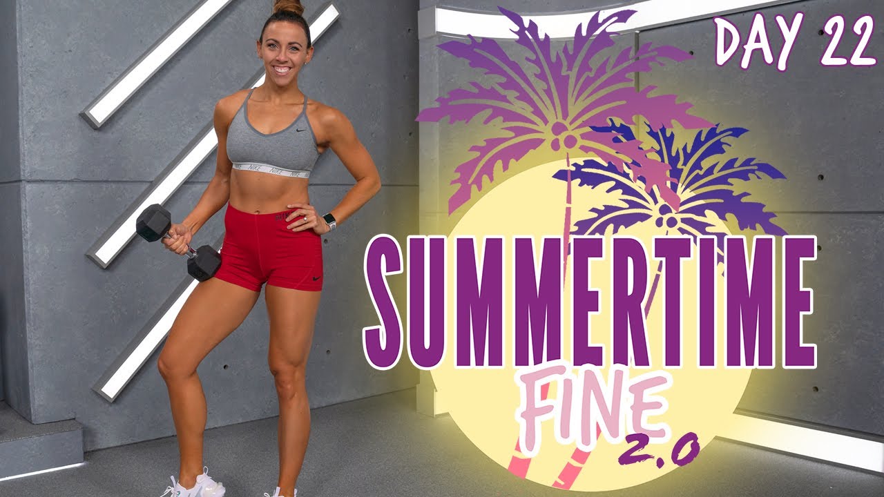 45 Minute Full Body Bootcamp Workout | Summertime Fine 2.0 - Day 22