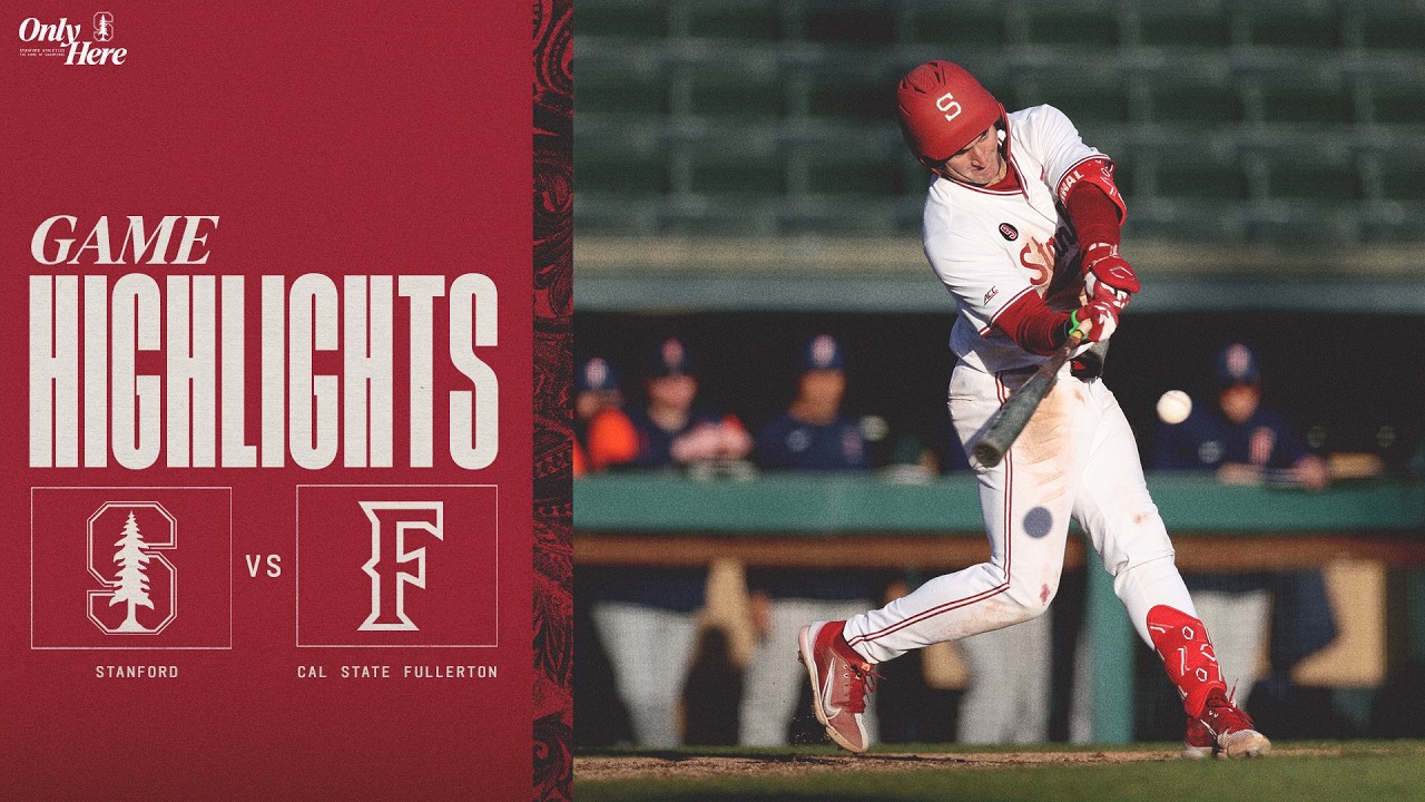 Highlights: Stanford Baseball vs. Cal State Fullerton (2/21/26)
