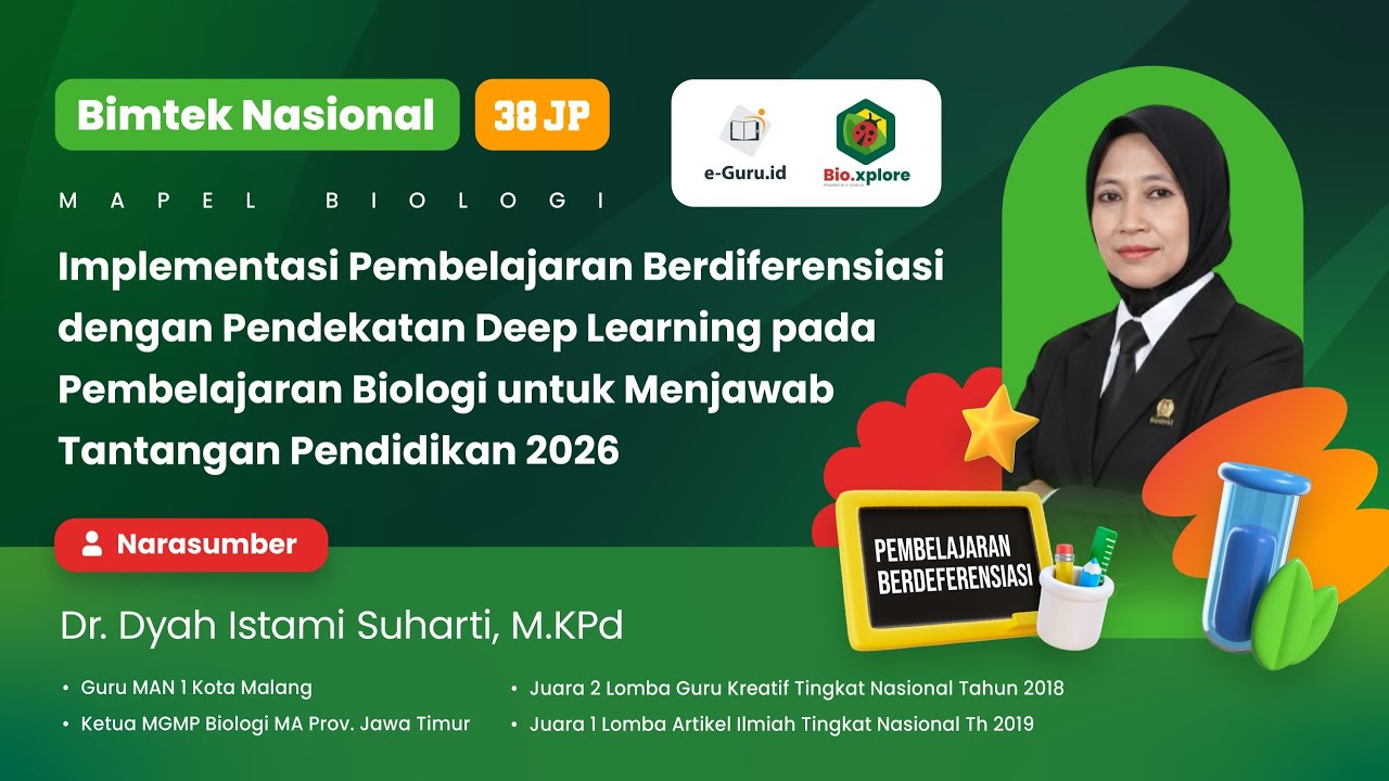 #2 Bimtek 38 JP: Implementasi Pembelajaran Berdiferensiasi dengan Pendekatan Deep Learning