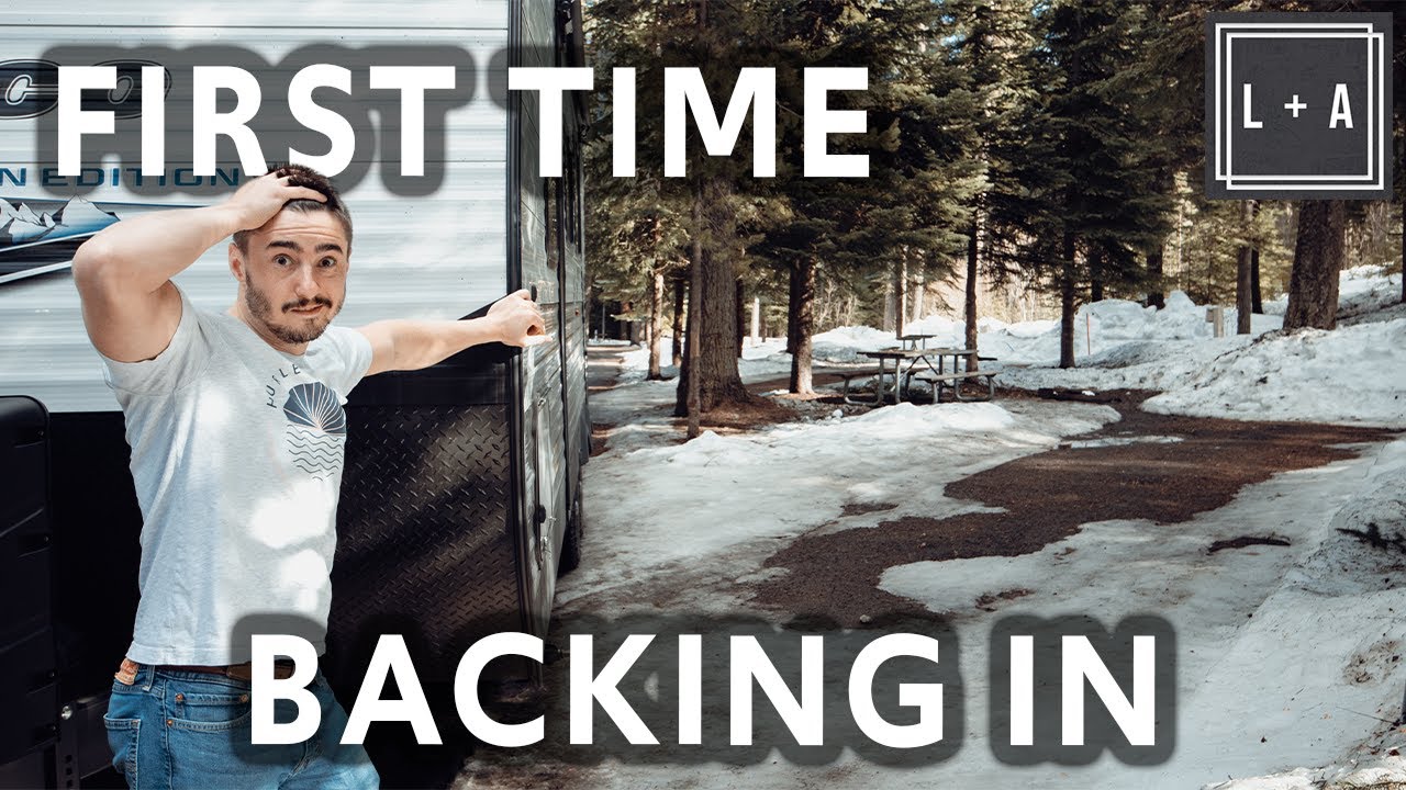 FIRST TIME Towing a Travel Trailer to a Campsite! - RVing in the USA
